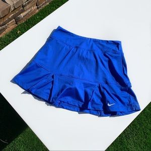 BLUE NIKE MINI TENNIS SKIRT